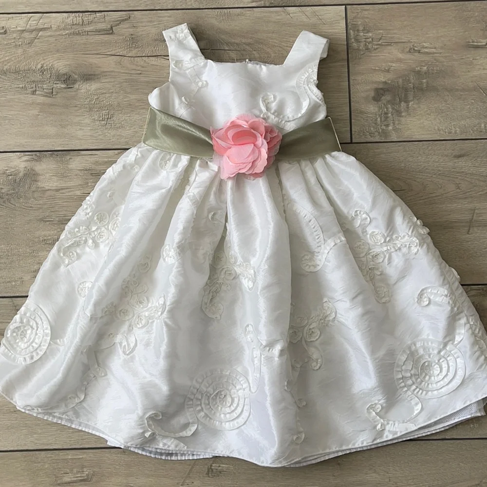 Jenny & Me Toddler Girl Wedding Flower Girl Dress Size 5